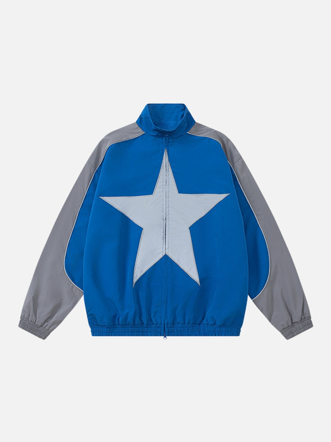 BIG STAR - Oversized Graphic Jacket Blue | Teenwear.eu