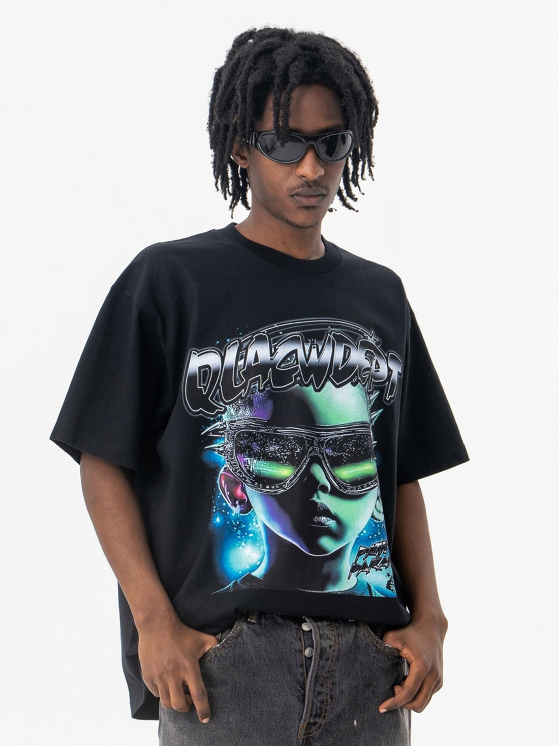 QLACW - Oversized Print T-Shirt | Teenwear.eu