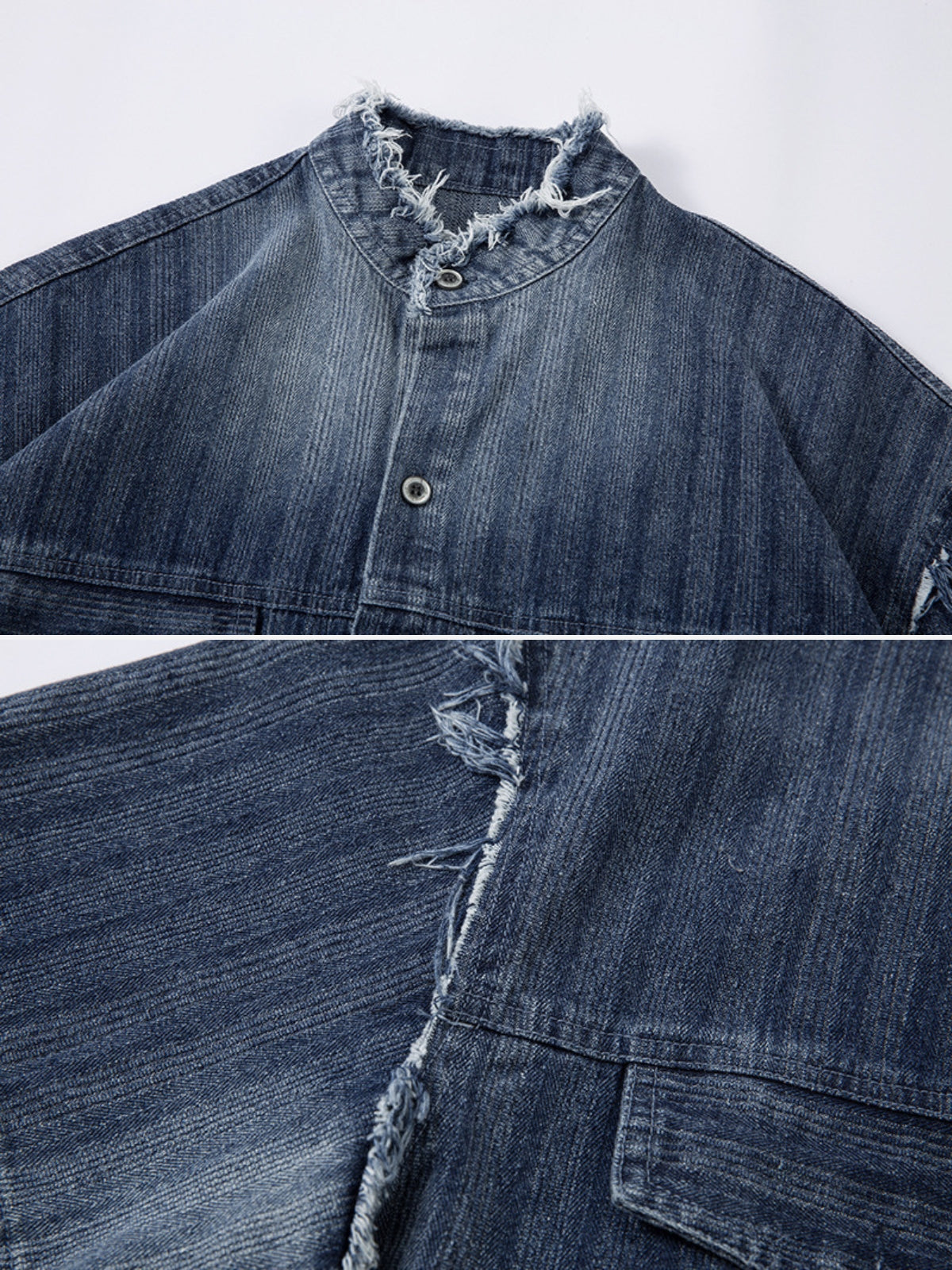 FESTART - Oversized Denim Basic Shirt | Teenwear.eu