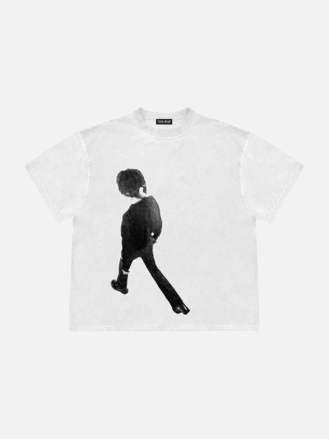 TASKER - Regular Print T-Shirt White | Teenwear.eu