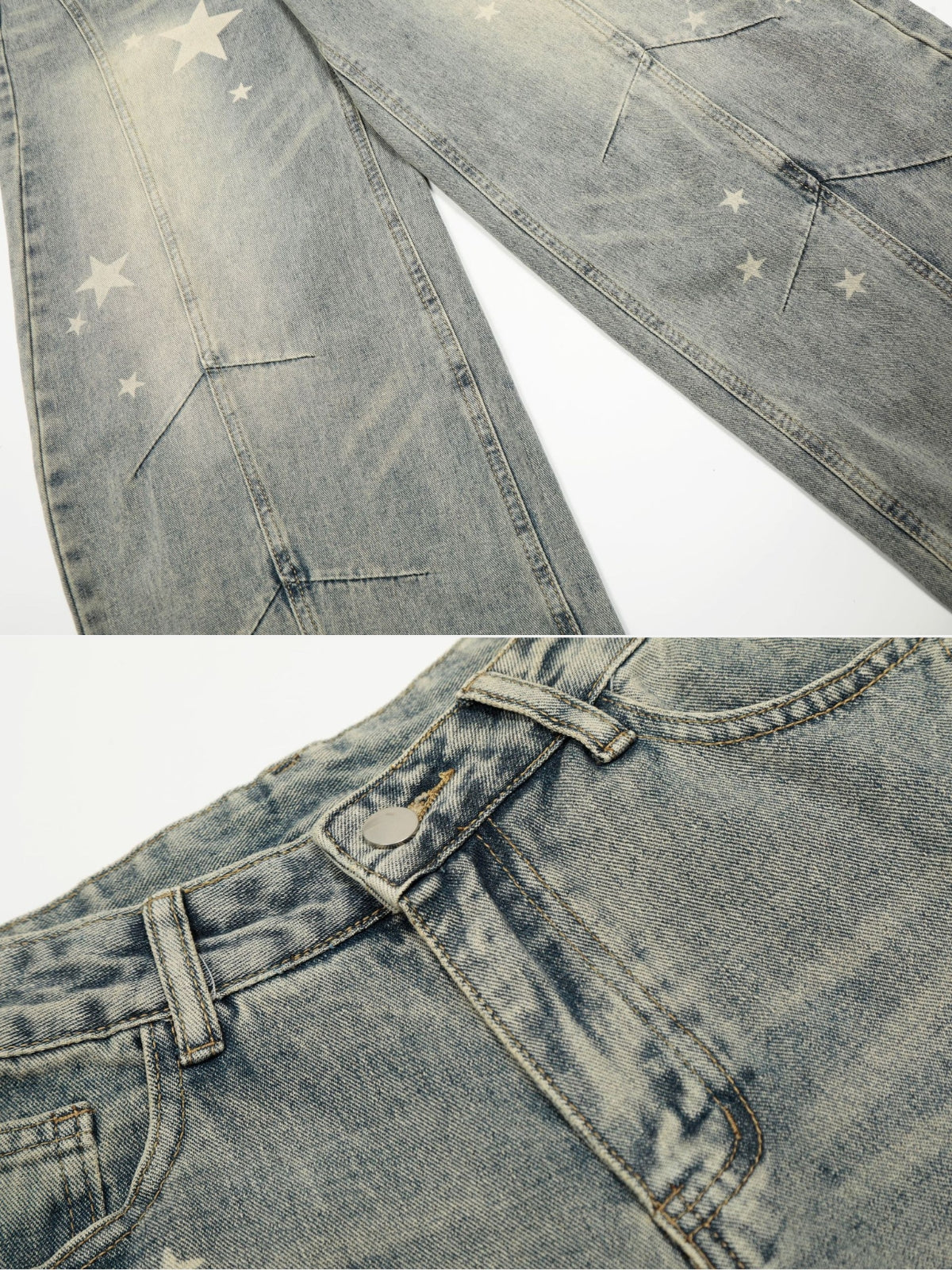 MEANTARS - Baggy Graphic Jeans | Teenwear.eu