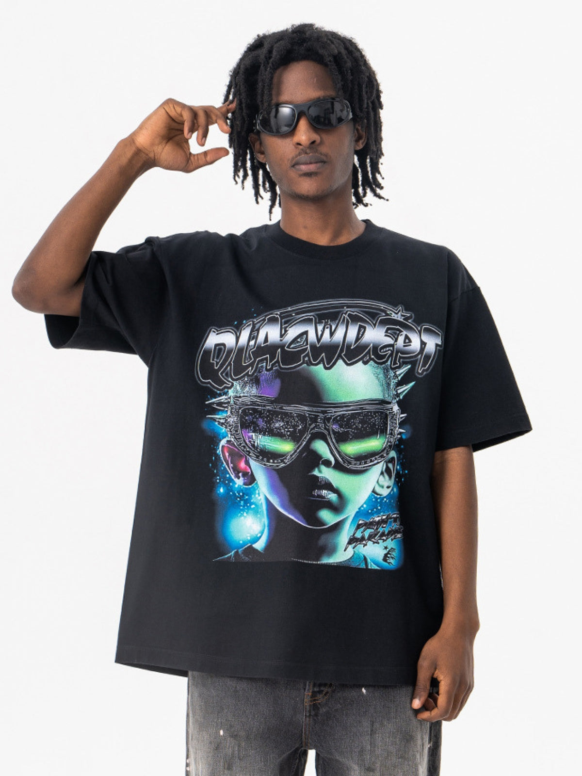 QLACW - Oversized Print T-Shirt | Teenwear.eu