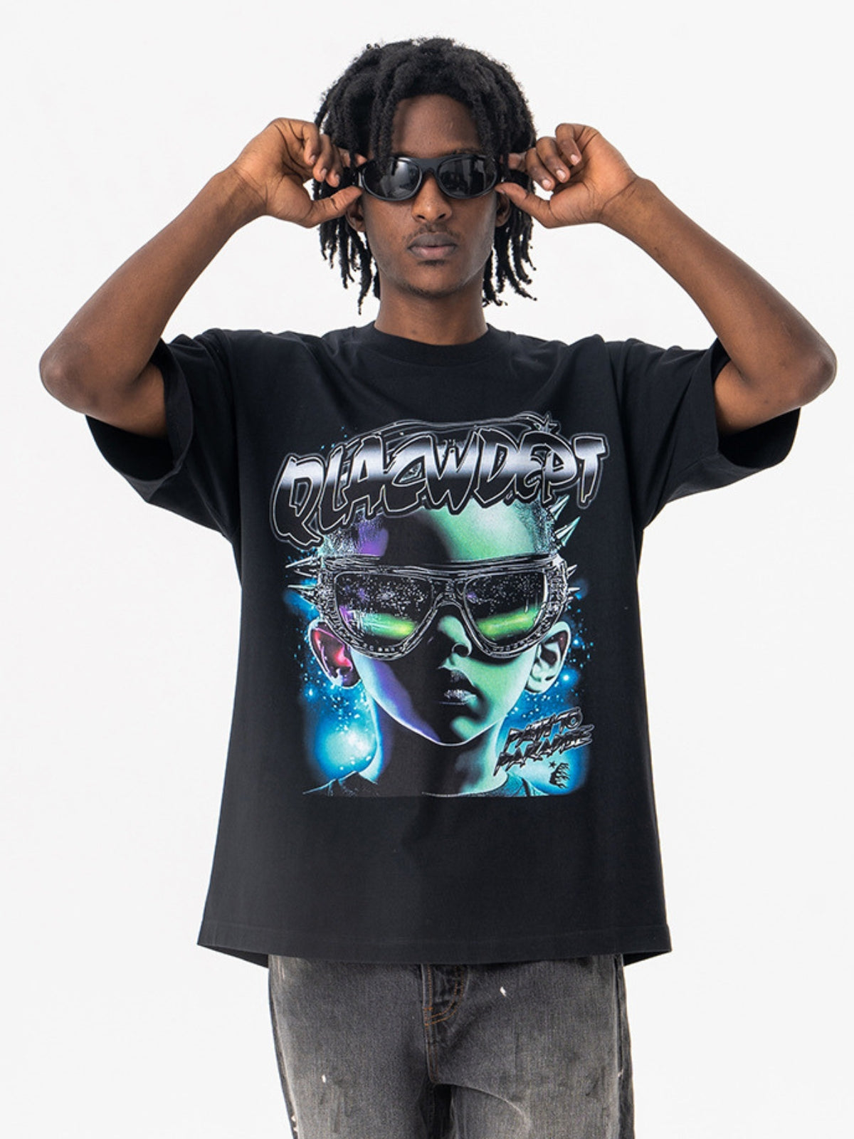QLACW - Oversized Print T-Shirt | Teenwear.eu