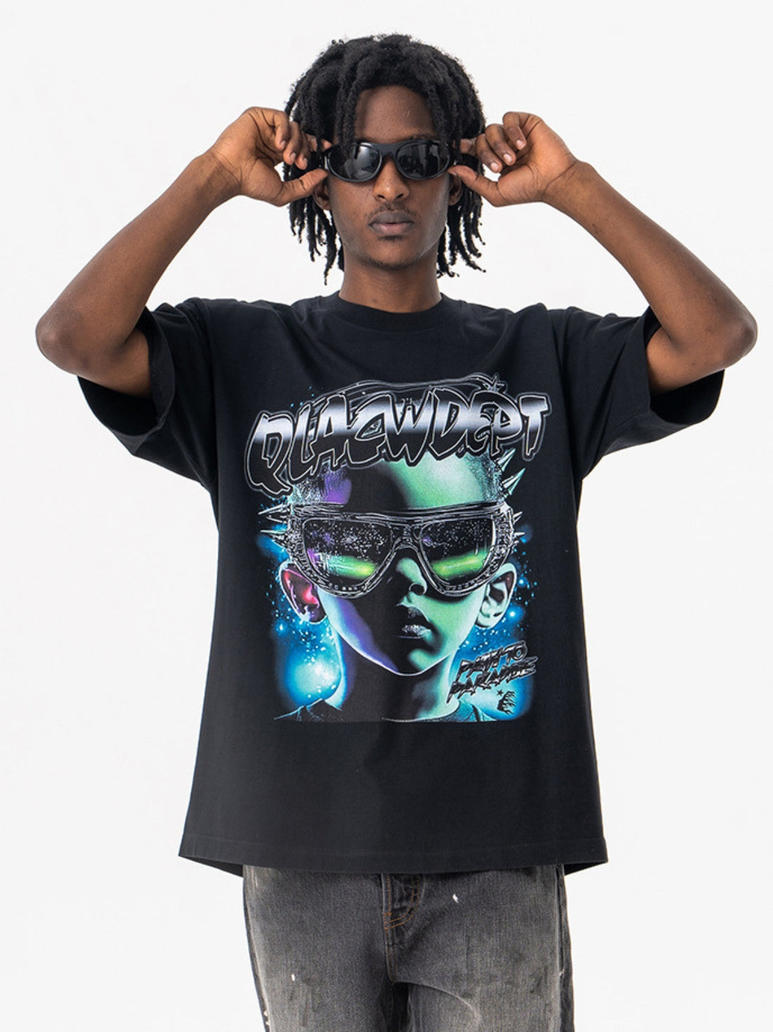 QLACW - Oversized Print T-Shirt | Teenwear.eu