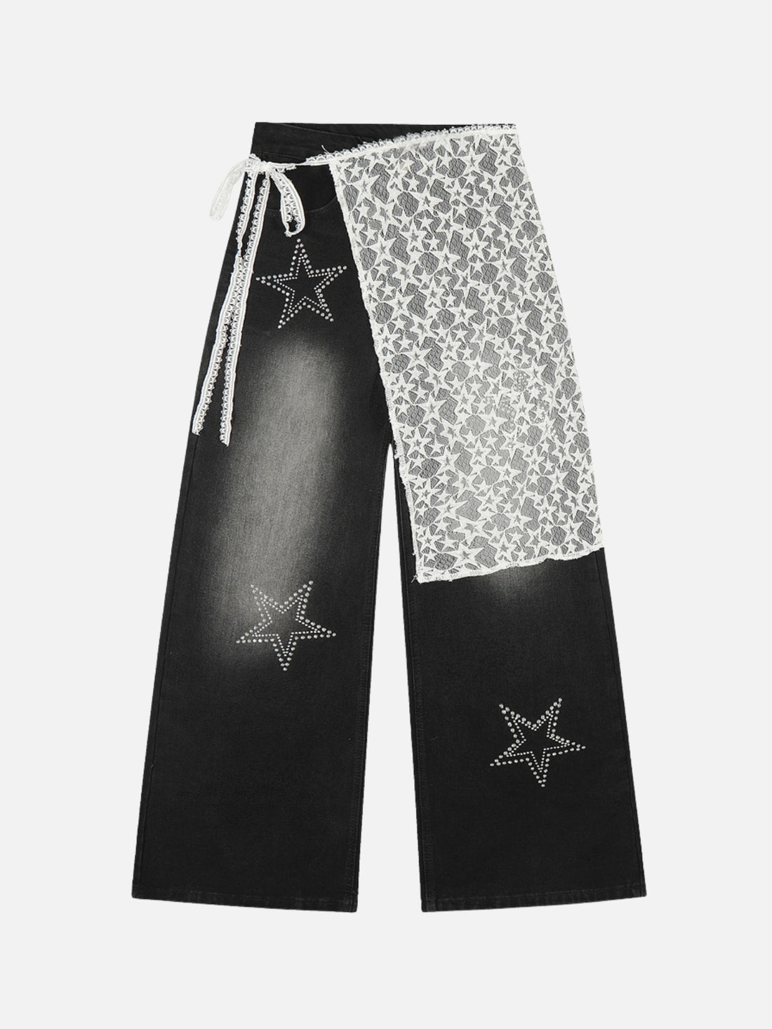 CLOAKED - Baggy Graphic Jeans Black | Teenwear.eu