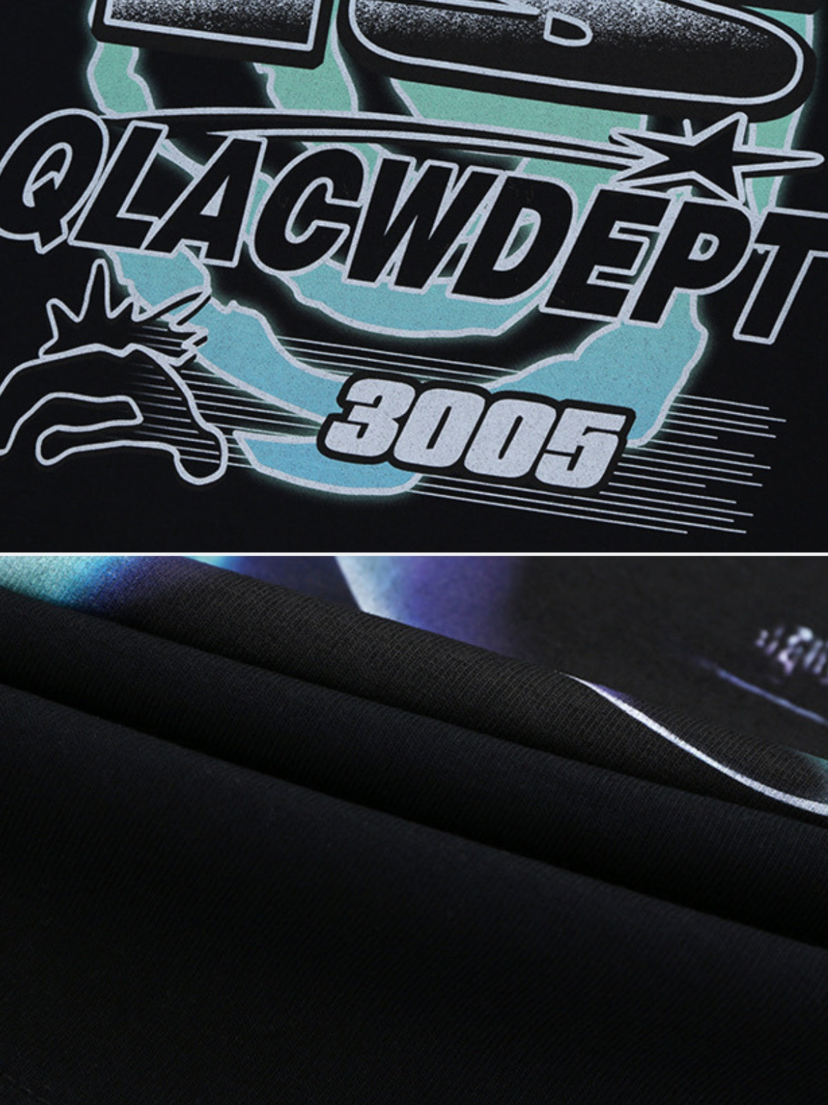 QLACW - Oversized Print T-Shirt | Teenwear.eu