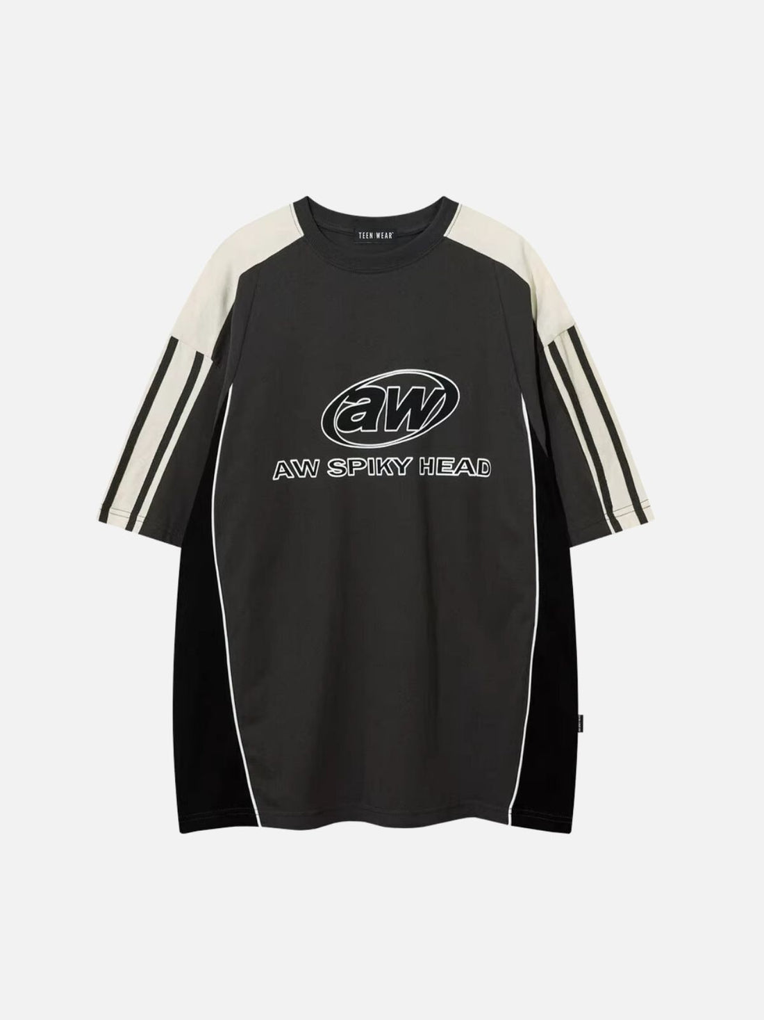 SPIKY - Oversized Print T-Shirt Red | Teenwear.eu