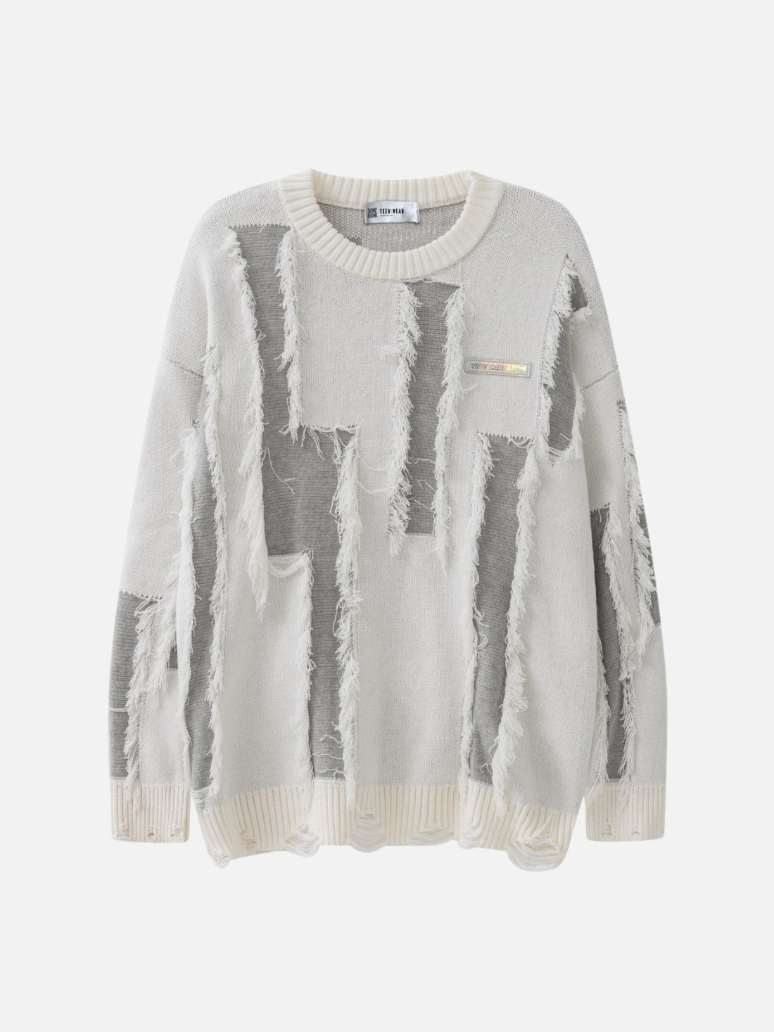 REAPER - Oversized Embroidered Sweater Black | Teenwear.eu