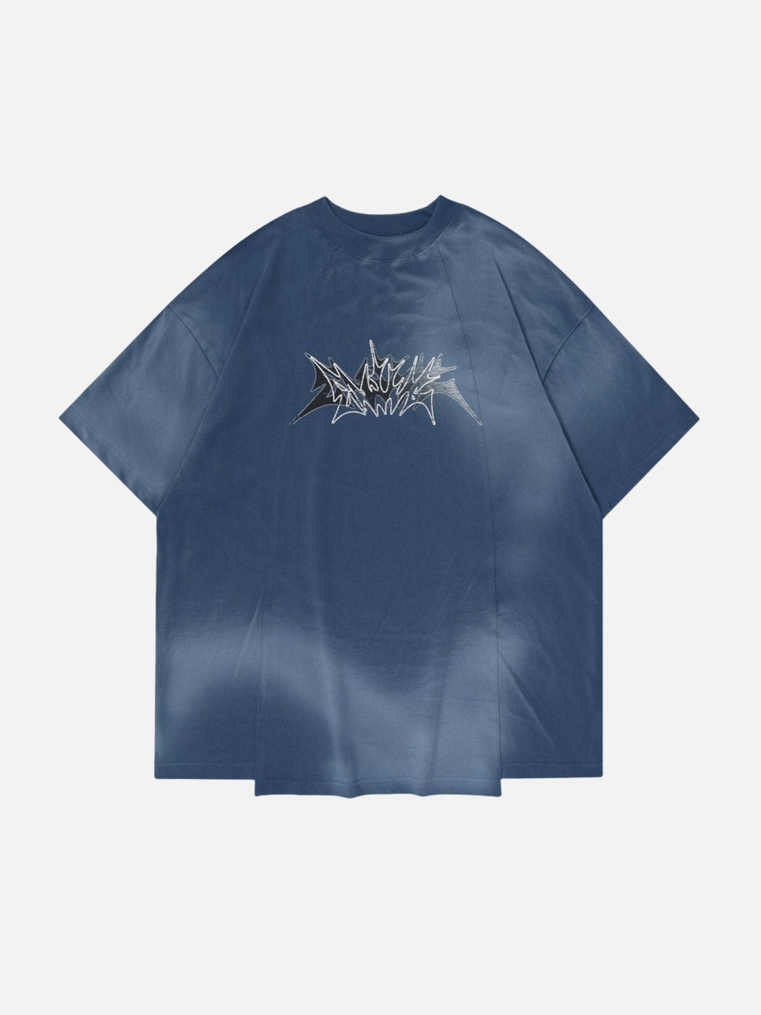 GRADIENO - Oversized Print T-shirt Blue | Teenwear.eu