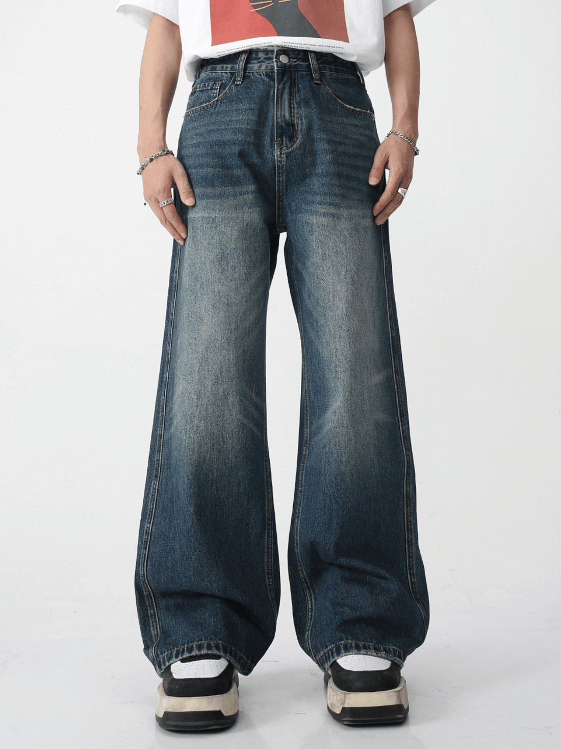 IGNITION - Loose Washed Basic Jeans | Teenwear.eu