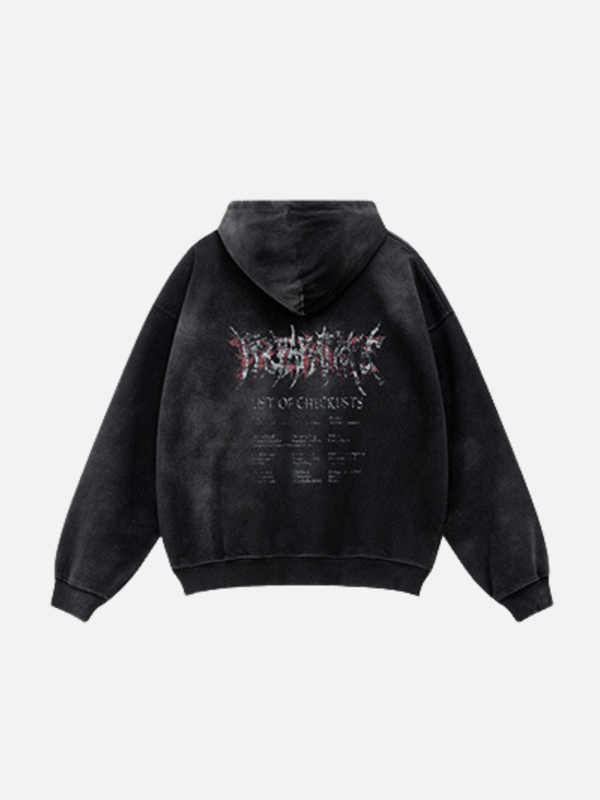 ASHRO – Oversized Print Washed Hoodie | Teenwear.eu