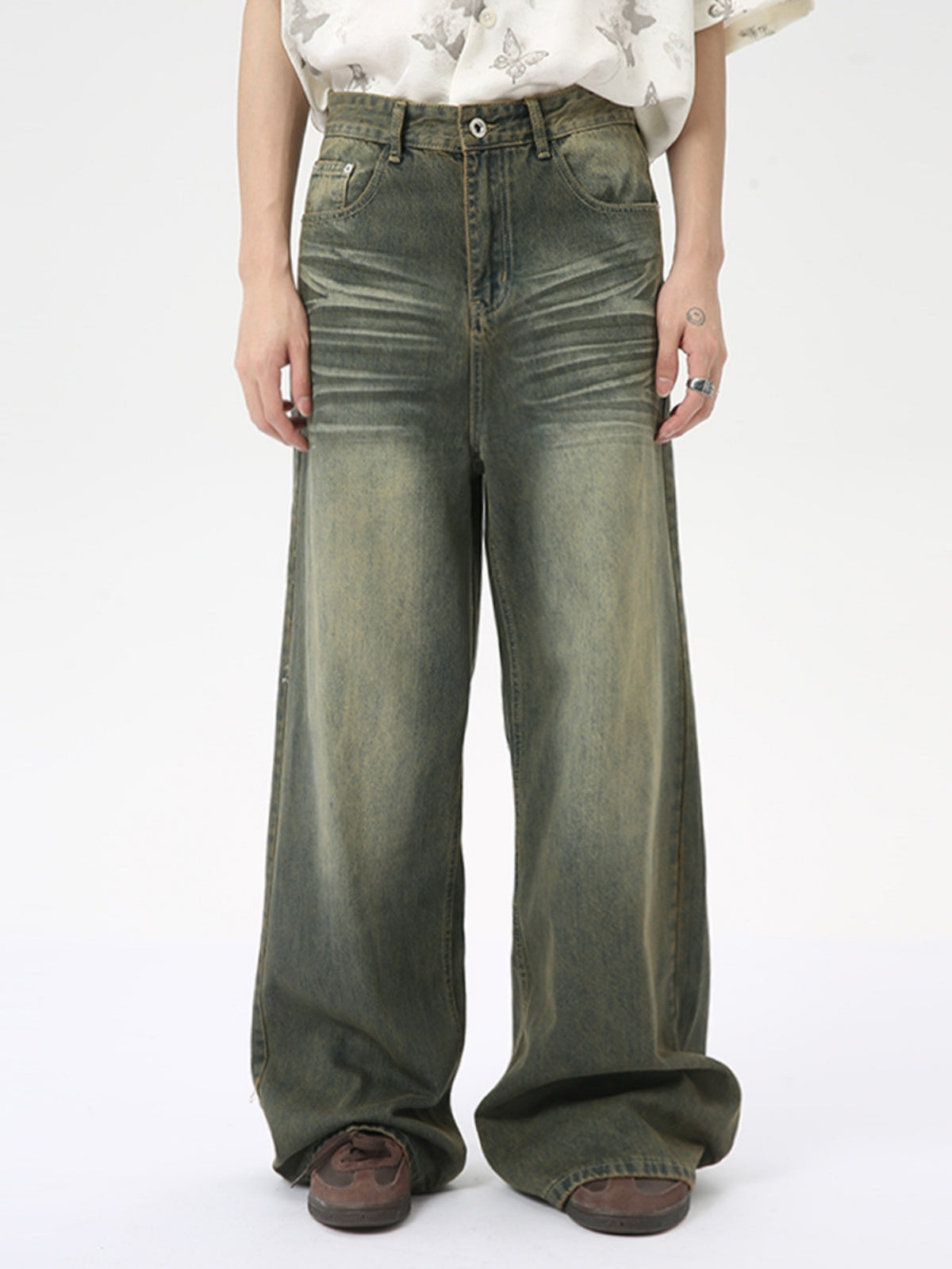 OFOUS - Baggy Basic Jeans | Teenwear.eu