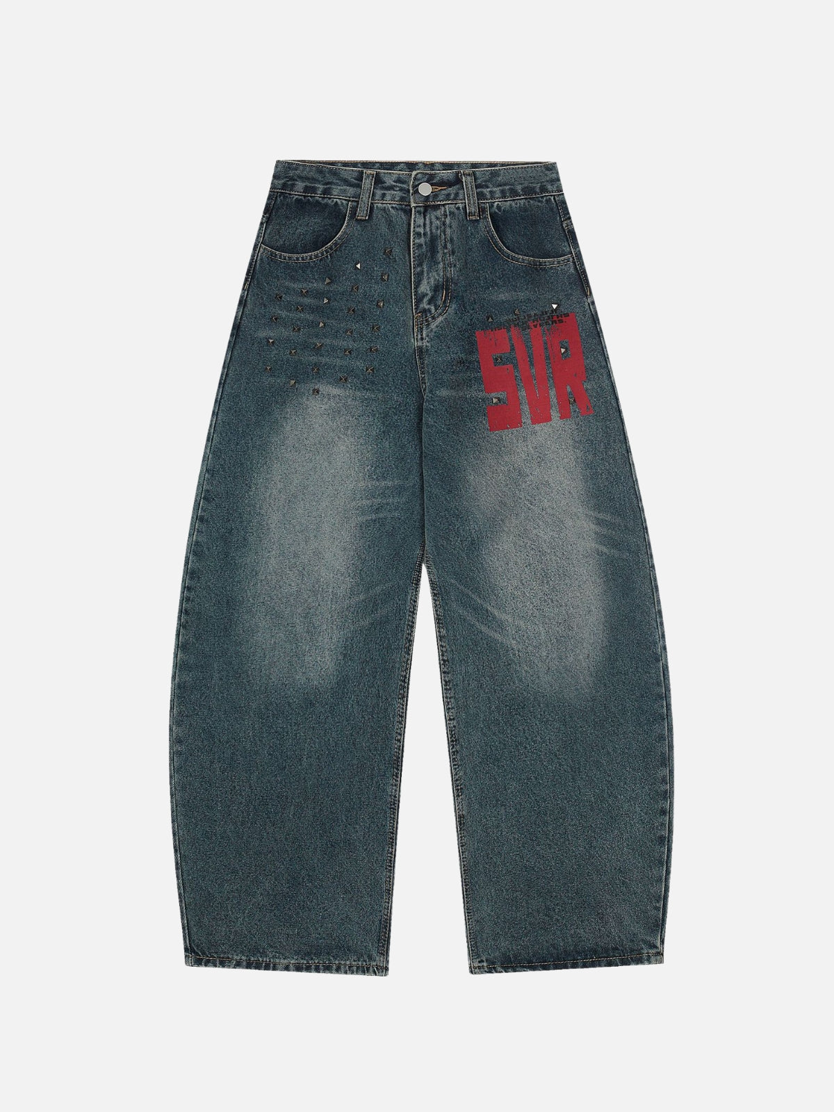 TWOTONE - Baggy Basic Jeans Blue | Teenwear.eu