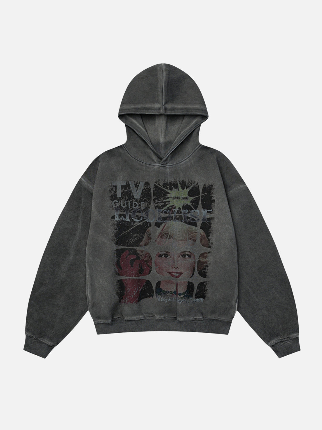 GLAMOR - Oversized Graphic Hoodie Black | Teenwear.eu