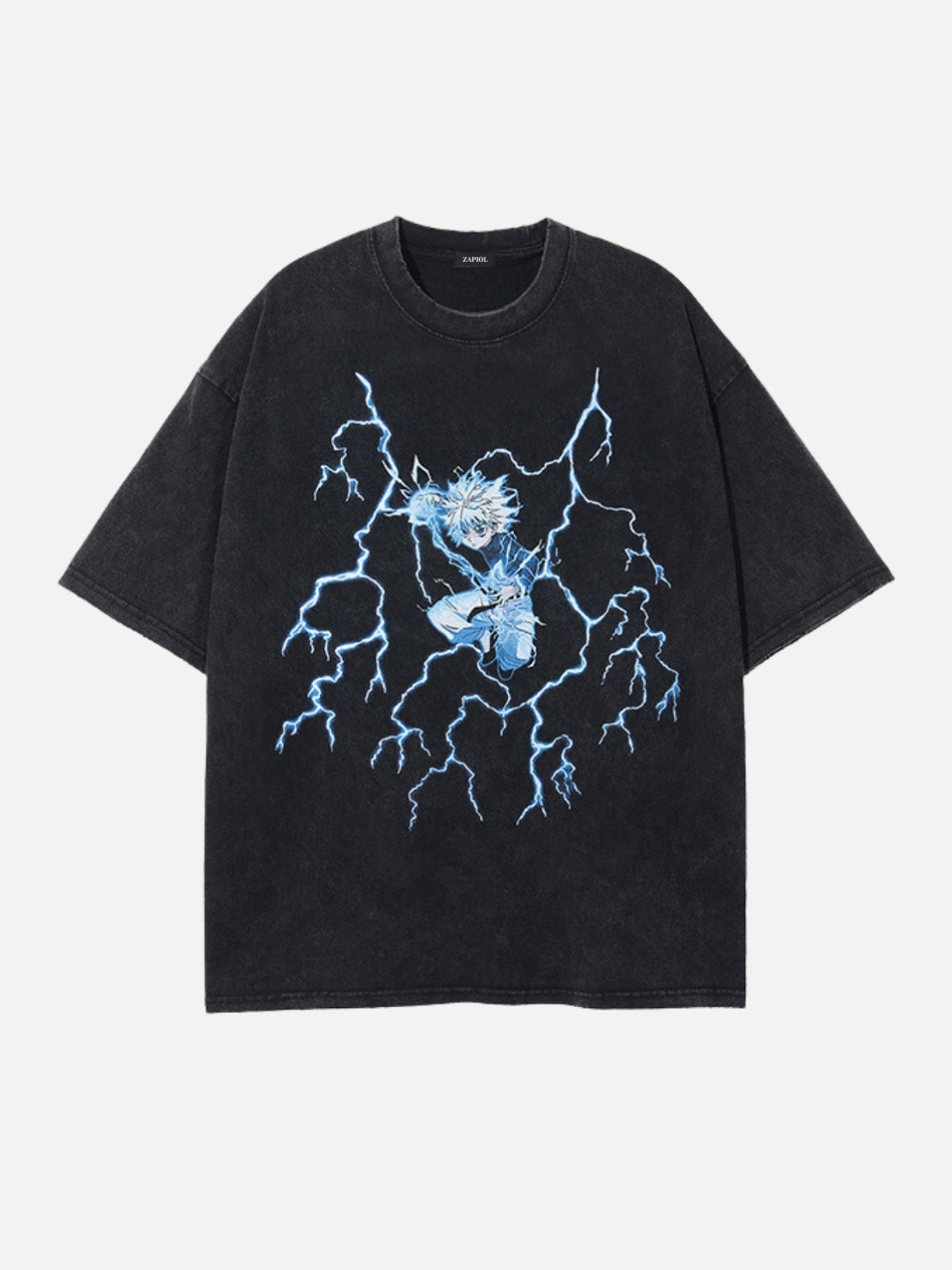 BLIGHT - Oversized Print T-Shirt Washed Black | Teenwear.eu