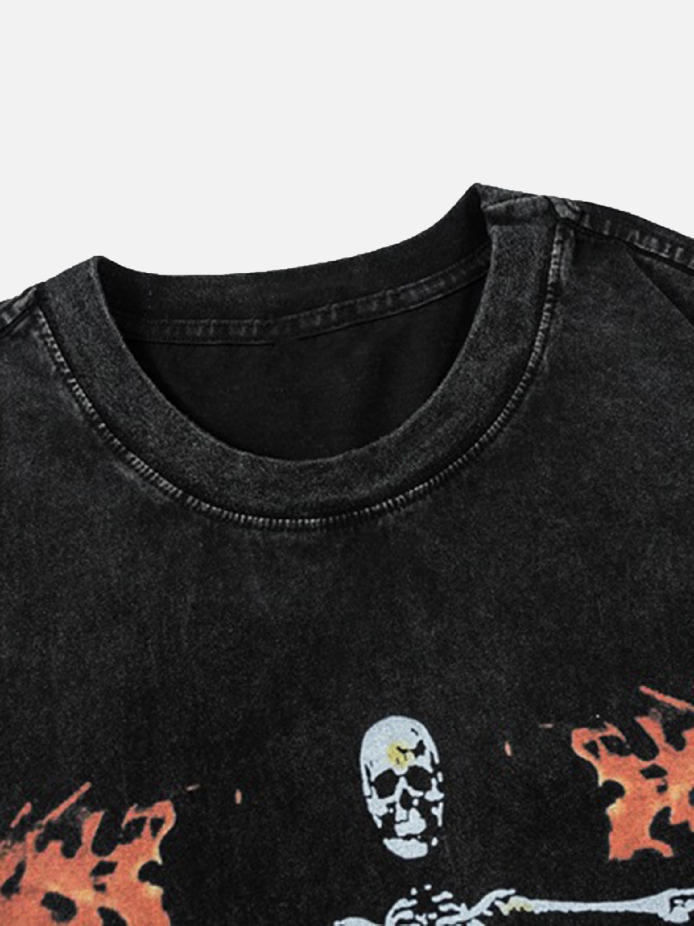 SKELETON - Oversized Print T-Shirt | Teenwear.eu